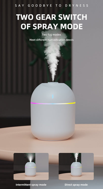 270ML Cool Mist Aroma Humidifier with LED Night Light