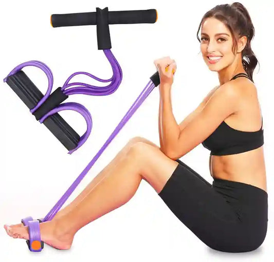 At-Home Yoga Pedal Puller Resistance Band – Full Body Stretch & Toning